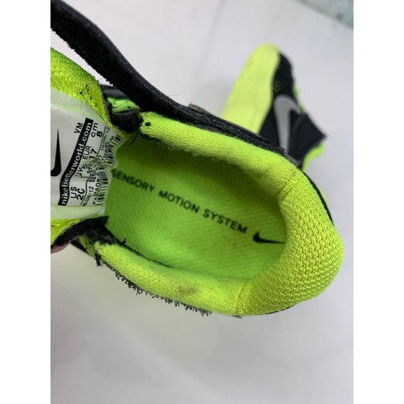 Nike Toddler 2C Lunar Glide 4 Black Green - Picture 7 of 10